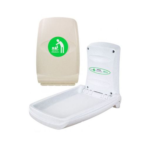 [MD06062-WH] Vertical Baby Changing Unit - White Fleck