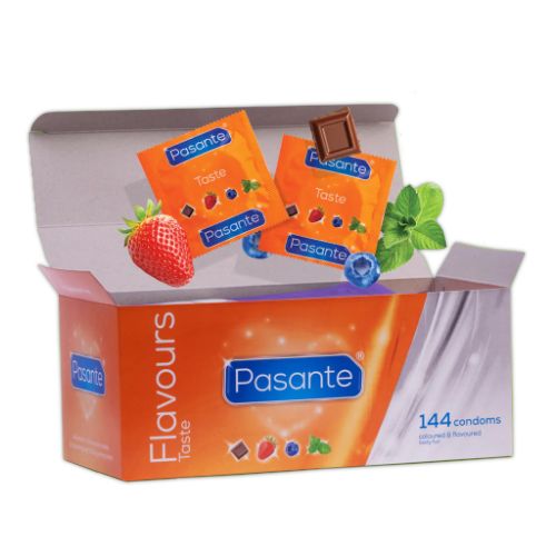 [MD06268] Pasante Mixed Flavour Condoms - Clinic Pack x 144
