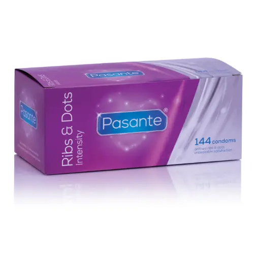 [MD06271] Pasante Ribs and Dots Condoms - Clinic Pack x 144