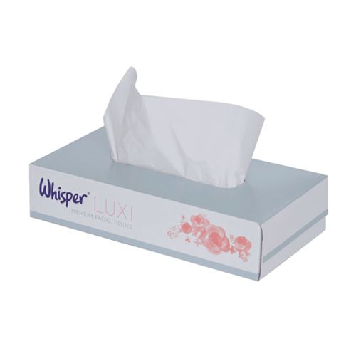 [MD06783] Premium Facial Tissues White 2-ply x 24 Boxes