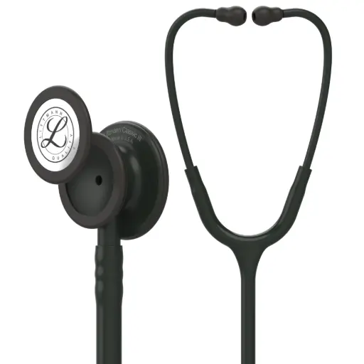 [MD07003-BKE] 3M™ Littmann®  Classic III™ Monitoring Stethoscope, Black Edition Chestpiece, Black Tube, 69 cm, 5803 