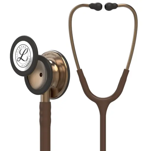[MD07003-COP] 3M™ Littmann® Classic III™ Stethoscope, Copper-Finish Chestpiece, Chocolate Tube, 69 cm, 5809 