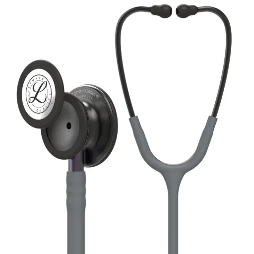 [MD07003-SMGRPK] 3M™ Littmann®  Classic III™ Monitoring Stethoscope, Smoke Chestpiece, Gray Tube, Violet Gray Stem and Smoke Headset, 69 cm, 5873