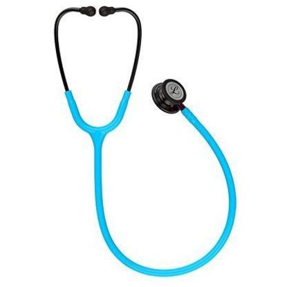 [MD07003-SMTUPK] 3M Littmann Classic III Stethoscope - Smk, Turq Chst, PkTbe*