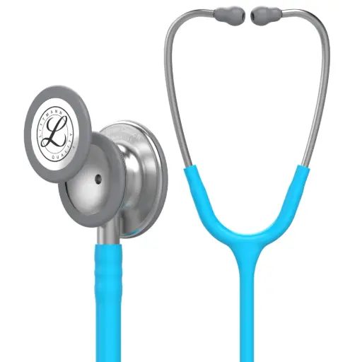 [MD07003-TUR] 3M™ Littmann®  Classic III™ Monitoring Stethoscope, Turquoise Tube, 69 cm, 5835 