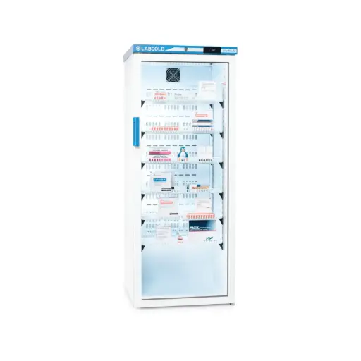 [MD07783] Labcold RLDG1024 Pharmacy Refrigerator Glass Door - 340L