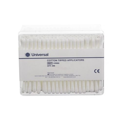 [MD08208] Non-Sterile Cotton Tipped Applicators - 76mm x 200