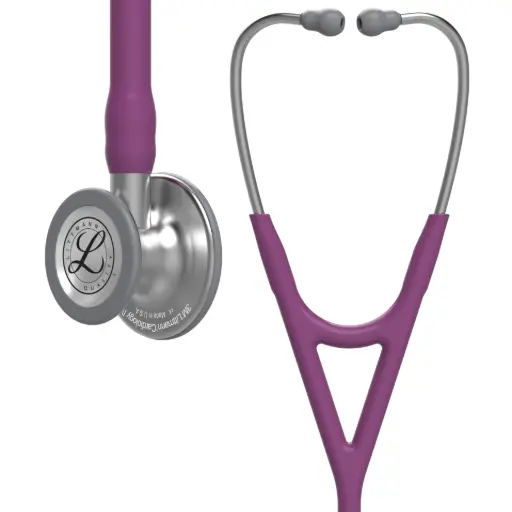 [MD08440] 3M™ Littmann® Cardiology IV™ Diagnostic Stethoscope, Standard Finish Chestpiece,  Plum Tube,  Stainless Stem and Headset, 69 cm, 6156 