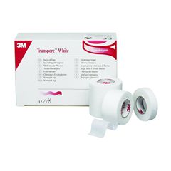 [MD09008] 3M Transpore Medical Tape - White - 5cm x 9.1m x 6