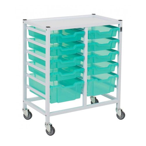 [MD09619-GN] Double Column Trolley Set 17 - Green (MWSET)