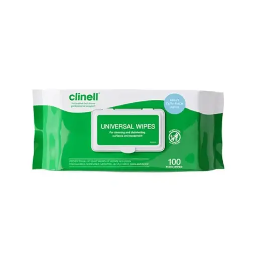 [MD09758] Clinell Universal Sanitising Wipes Large (Green) x 100(BCW100)