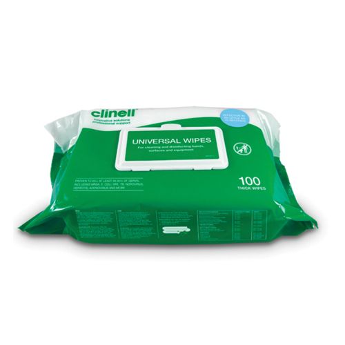 [MD09758] Clinell Universal Sanitising Wipes Large (Green) x 100