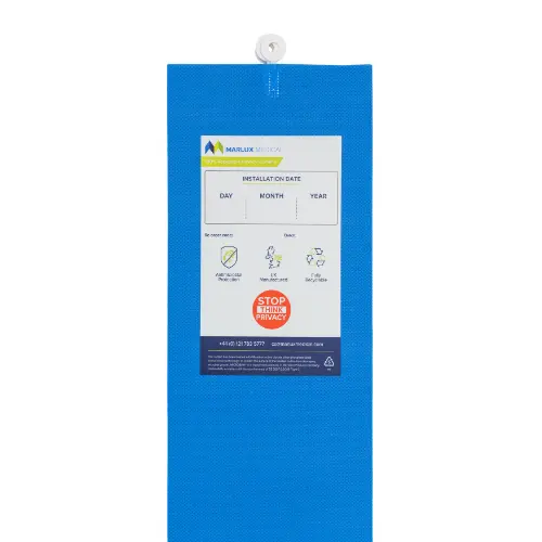 [MD09843-U-S] Marlux Antibacterial Curtains  Universal - HB Blue - 1.8m UHB18A