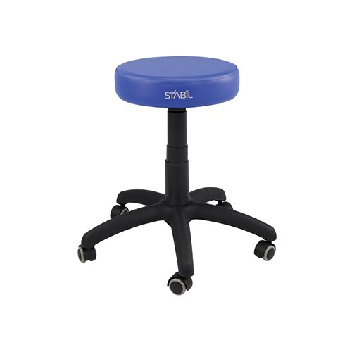 [MD09882MB] Stabil Premium Rolling Stool - Mid Blue