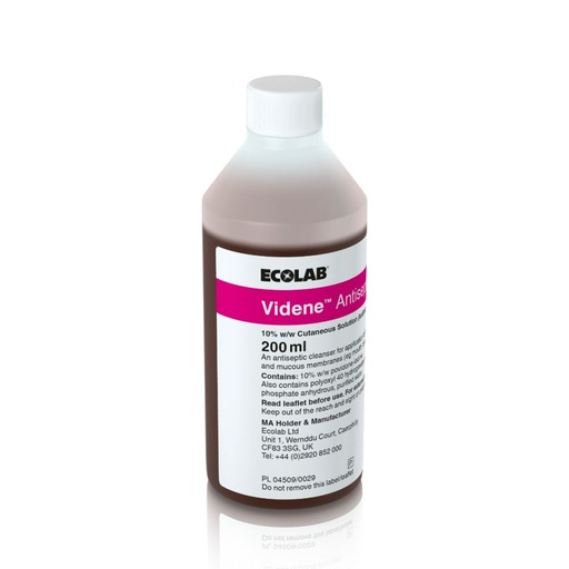 [MD10039] Videne Antiseptic Solution - 200ml