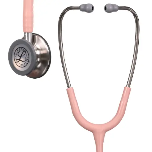 [MD10072] 3M™ Littmann® Classic III™ Stethoscope, 5910C, Stainless-finish Chestpiece, Champagne Rose Tube