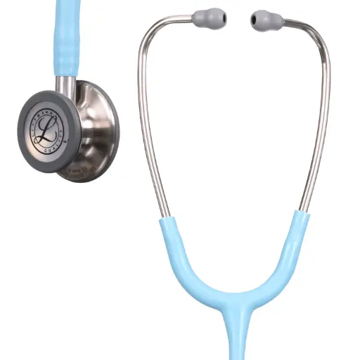 [MD10073] 3M™ Littmann® Classic III™ Stethoscope, 5912C, Stainless-finish Chestpiece, Marine Blue Tube