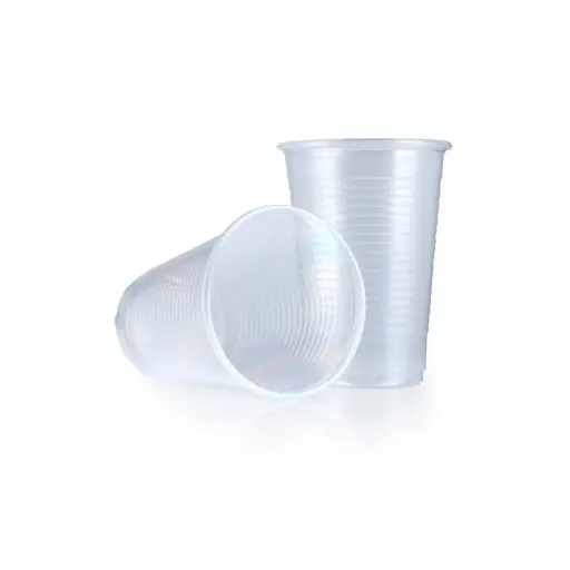 [SP00218] Disposable Water Cups Plastic 200ml Transparent x100
