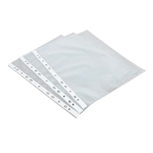 [SP00237] Plastic Wallet Punched Pockets A4 40 Micron x100