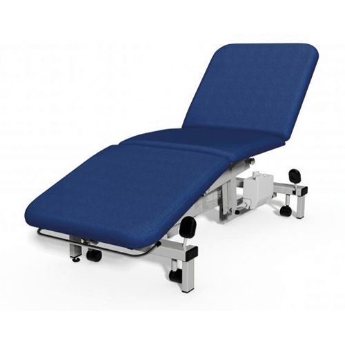 [MD04396-H-SAPP] Plinth Medical 3 Section Hydraulic Couch - Sapphire