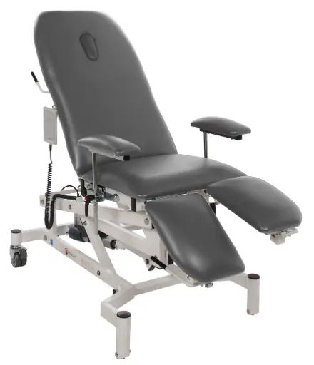 [MD04629-GREY] Doherty Electric Variable Height Treatment Chair - Slate Grey