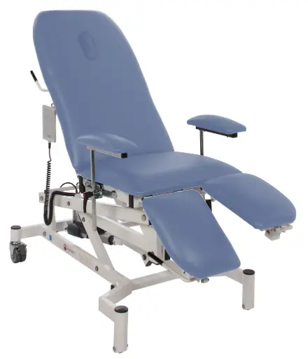 [MD04629-NEWBURY] Doherty Electric Variable Height Treatment Chair - Newbury Blue