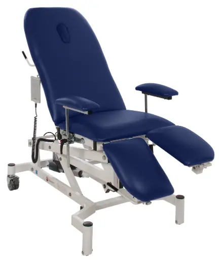 [MD04629-STORM] Doherty Electric Variable Height Treatment Chair - Storm Blue
