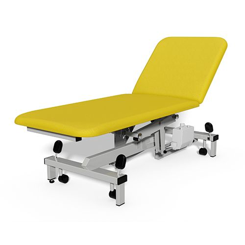 [MD04632-H-MARI] Plinth Medical 2 Section Hydraulic Couch - Marigold