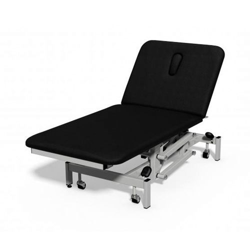 [MD04640-BK] Plinth Medical 2 Section Bariatric Couch - Cobalt Black