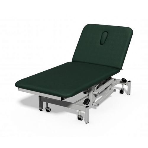 [MD04640-RAIN] Plinth Medical 2 Section Bariatric Couch - Rainforest