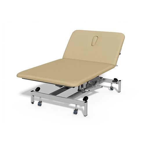 [MD04680-ALMOND] Plinth Wide Neurology Couch - Electric - Almond