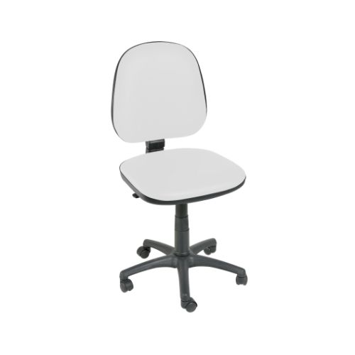 [MD04727-WH] Gas Lift Chair - White