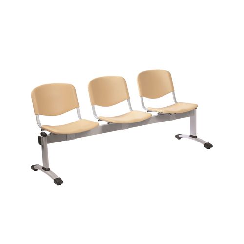 [MD04747-BE] Visitor Seating Module - 3 Seats - Beige