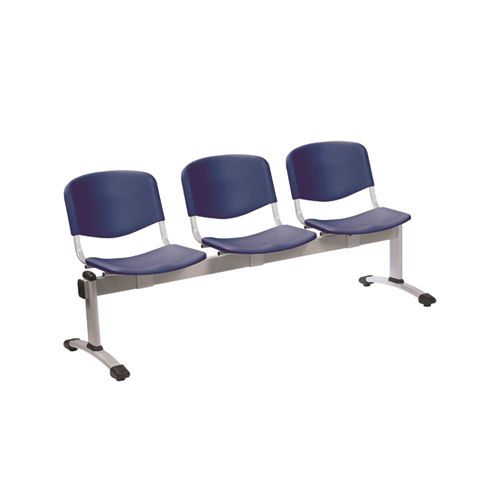 [MD04747-BL] Visitor Seating Module - 3 Seats - Blue