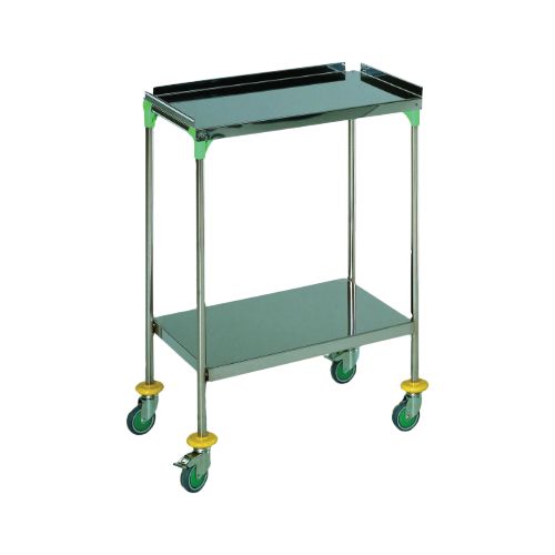 [MD05699] Select Treatment Trolley with Guard Lip and 2 Shelves
