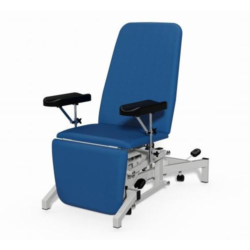 [MD06539] Plinth Medical Electric Phlebotomy Chair - Atlantic Blue