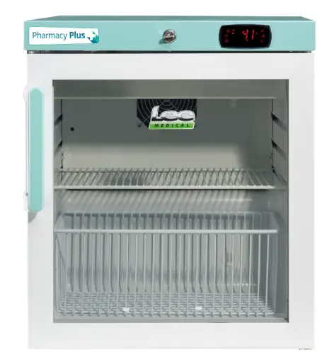 [MD08755] Lec PPGR47BT-UK Bluetooth Countertop Fridge Glass 47L