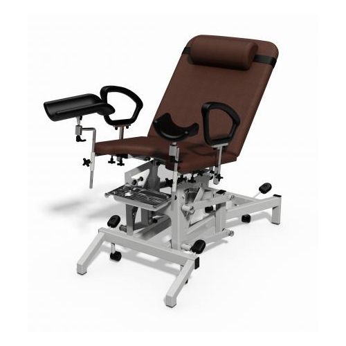 [MD08764] Plinth Medical Electric Gynaecology Chair - Cocoa