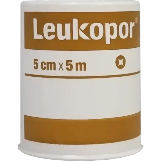 [MD09863] Leukopor Tape - 5cm x 5m - Pack of 6