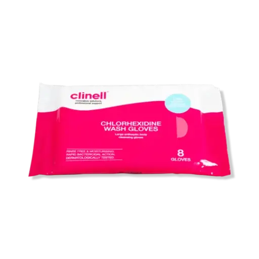 [MD19011] Clinell 2% Chlorhexidine Gloves (8 pack) x 24