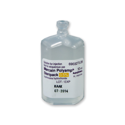 [MD92649] *TU* Marcain Steripack 0.25% Polyamp 10ml x 5