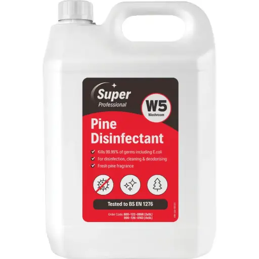 [SP00125] Super Professional Products W5 Disinfectant Pine Fresh 5L x2 Bottles