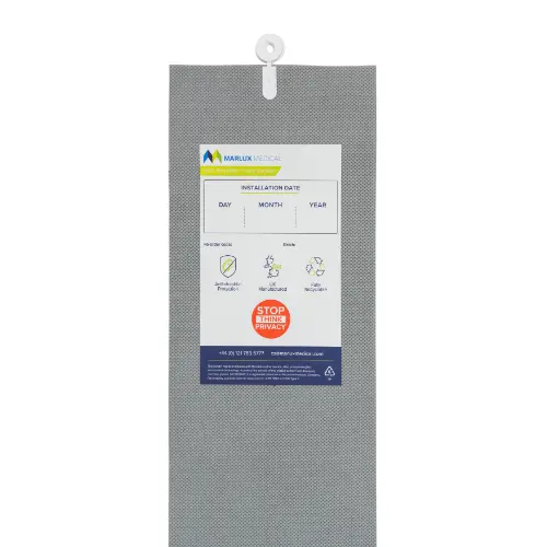 [MD09990-U-S] Marlux Antibacterial Curtains - Universal - Dove Grey - 1.8m (UDG18/1950/A)