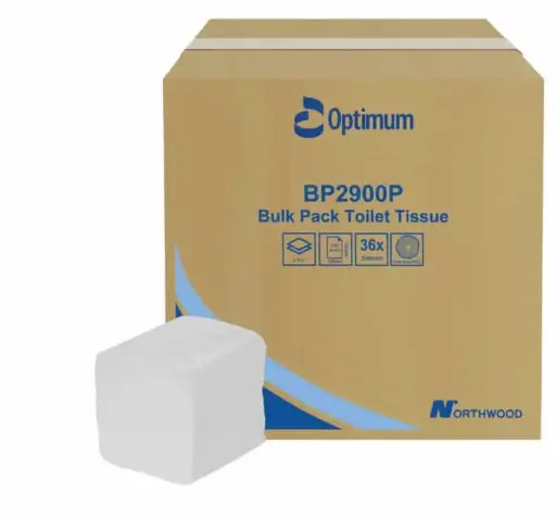 [MD10155] Northwood Optimum Folded Toilet Tissue 2 Ply 240 sheets x36