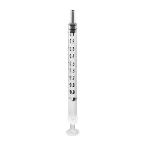 [MD10201] Unifine Syringes 1ml Luer Slip Central Tip x100