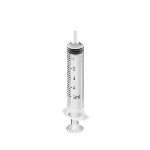 [MD10204] Unifine Syringes 5ml Luer Slip Central Tip x 100