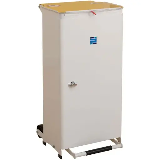 [MD10196] Kendal Waste Bin 70 Litre (Yellow Lid)