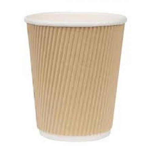 [SP00260] Paper Cups 225ml Brown x 25