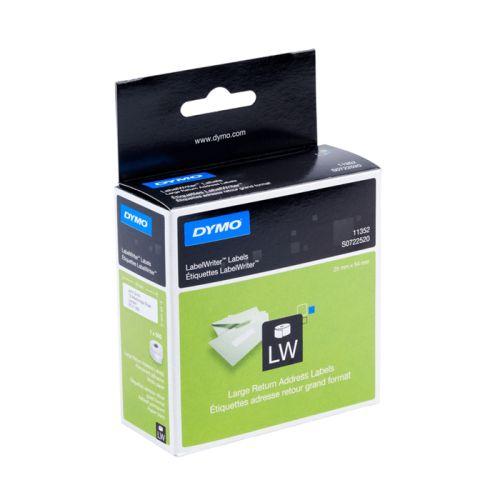 Dymo Return Address Labels 54 x 25mm x 500 | MidMeds Limited