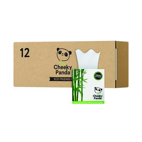 [SP00304] Cheeky Panda Facial Tissues Cube 56 Sheets x 12